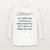 Hebrews 11:1 KJV Christian Long Sleeve Tee (Script) - White