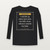 Psalm 121:1 KJV Christian Long Sleeve Tee (Framed) - Black