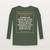 Philippians 4:6 KJV Christian Long Sleeve Tee (Vintage) - Military Green
