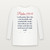 Psalm 139:14 KJV Christian Long Sleeve Tee (Script) - White