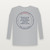 Matthew 5:9 KJV Christian Long Sleeve Tee (Round Badge) - Heather Gray