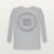 John 11:25 KJV Christian Long Sleeve Tee (Round Badge) - Heather Gray