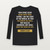 John 8:12 KJV Christian Long Sleeve Tee (Bold Type) - Black