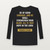 Psalm 31:24 KJV Christian Long Sleeve Tee (Bold Type) - Black