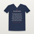 Isaiah 40:31 KJV Christian V-Neck Tee (Classic) - Navy