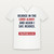 Philippians 4:4 KJV Christian V-Neck Tee (Bold Type) - White