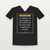 Psalm 127:3 KJV Christian V-Neck Tee (Framed) - Black