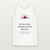1 John 4:19 KJV Christian Tank Top (Sunrise) - White