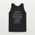 James 1:3 KJV Christian Tank Top (Classic) - Black