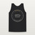 Psalm 25:1 KJV Christian Tank Top (Round Badge) - Black
