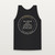 Numbers 6:26 KJV Christian Tank Top (Round Badge) - Black