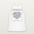 Proverbs 16:9 KJV Christian Women's Racerback Tank (Vintage) - White