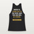 1 Corinthians 16:13 KJV Christian Women's Racerback Tank (Bold Type) - Black