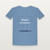 1 Thessalonians 5:16 KJV Christian Youth Tee (Cross) - Heather Blue