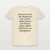 Matthew 6:33 KJV Christian Youth Tee (Cross) - Natural