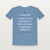 Psalm 51:10 KJV Christian Youth Tee (Classic) - Heather Blue