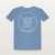 Proverbs 22:6 KJV Christian Youth Tee (Round Badge) - Heather Blue
