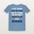 Psalm 136:1 KJV Christian Youth Tee (Bold Type) - Heather Blue