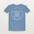 Galatians 5:22 KJV Christian Youth Tee (Round Badge) - Heather Blue