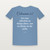 Colossians 3:2 KJV Christian Youth Tee (Script) - Heather Blue