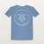 1 Corinthians 15:57 KJV Christian Youth Tee (Round Badge) - Heather Blue