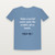 Psalm 100:1 KJV Christian Youth Tee (Cross) - Heather Blue