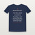 Romans 10:17 KJV Christian Youth Tee (Classic) - Navy