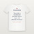 Psalm 103:8 KJV Christian Youth Tee (Classic) - White