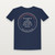 Song of Solomon 2:4 KJV Christian Youth Tee (Round Badge) - Navy