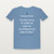 Psalm 33:22 KJV Christian Youth Tee (Classic) - Heather Blue