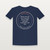 Psalm 116:7 KJV Christian Youth Tee (Round Badge) - Navy