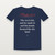 Psalm 95:5 KJV Christian Youth Tee (Script) - Navy