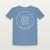 Psalm 46:11 KJV Christian Youth Tee (Round Badge) - Heather Blue