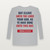 Joshua 23:8 KJV Christian Youth Long Sleeve Tee (Bold Type) - Heather Gray