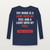 Psalm 119:105 KJV Christian Youth Long Sleeve Tee (Bold Type) - Navy