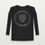 Psalm 139:13 KJV Christian Youth Long Sleeve Tee (Round Badge) - Black