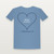 1 Thessalonians 5:16 KJV Christian Toddler Tee (Heart) - Heather Blue