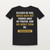 Psalm 66:20 KJV Christian Toddler Tee (Bold Type) - Black