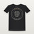 Psalm 121:3 KJV Christian Toddler Tee (Round Badge) - Black