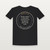 Psalm 57:11 KJV Christian Toddler Tee (Round Badge) - Black