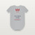 1 Thessalonians 5:17 KJV Christian Baby One Piece (Wheat) - Heather Gray