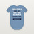 Psalm 38:15 KJV Christian Baby One Piece (Bold Type) - Heather Blue
