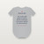 Psalm 49:3 KJV Christian Baby One Piece (Classic) - Heather Gray