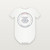 Psalm 138:3 KJV Christian Baby One Piece (Round Badge) - White