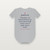 James 1:19 KJV Christian Baby One Piece (Classic) - Heather Gray