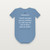 Psalm 67:1 KJV Christian Baby One Piece (Classic) - Heather Blue