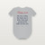 Psalm 74:16 KJV Christian Baby One Piece (Script) - Heather Gray