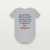 Proverbs 20:22 KJV Christian Baby One Piece (Cross) - Heather Gray