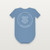 Titus 2:13 KJV Christian Baby One Piece (Round Badge) - Heather Blue