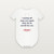 1 Peter 5:7 KJV Christian Baby Bodysuit (Cross) - White
